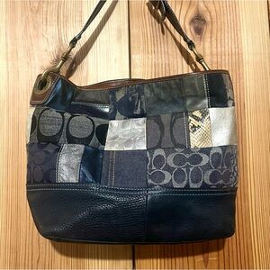 Coach  Vintage VTG Y2K Limited Edition COACH Holiday Patchwork Handbag/Shoulder